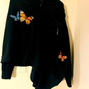 Hoodie Top with Skirt 🦋